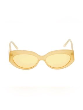 NEW LU GOLDIE ANTHROPOLOGIE LEMON AURORA SUNGLASSES GLASSES